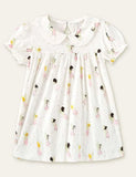 Butterfly Girl Printed Dress