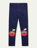 Cartoon Appliqué Leggings - Mini Taylor