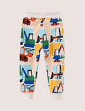Cartoon Full Printed Excavator Pants - Mini Taylor