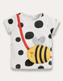 Cotton Appliqué T-shirt - Mini Taylor