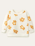 Cute Bear Printed Sweatshirt