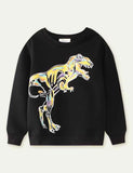 Dinosaur Printed Sweater