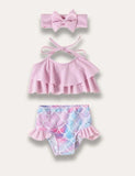 Fish Scale Split Swimsuit - Mini Taylor