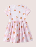 Flower Striped Dress - Mini Taylor
