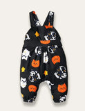 Halloween Printed Overalls - Mini Berni