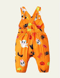 Halloween Printed Overalls - Mini Berni