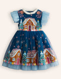 Tulle Christmas Tree Gingerbread Dress