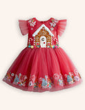 Tulle Gingerbread Christmas Tree Dress