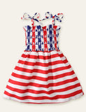 Independence Day Striped Sleeveless Dress - Mini Taylor