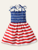 Independence Day Striped Sleeveless Dress - Mini Taylor