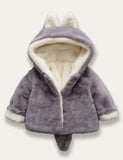 Multicolor Fox Plush Coat - Mini Taylor