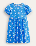 Short-sleeved Fun Jersey Dress - Mini Taylor