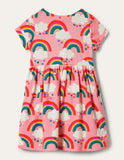 Short-sleeved Fun Jersey Dress - Mini Taylor