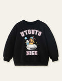 Spaceship Puppy Printed Sweatshirt