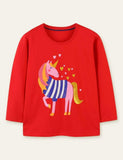 Unicorn Printed Long Sleeve T-shirt