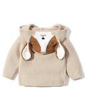 Animal-Shaped Knitted Hooded Jacket - Mini Taylor