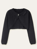 Bow Hollow out Sweater Cardigan - Mini Taylor
