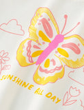 Butterfly Printed Long-Sleeve T-shirt - Mini Taylor