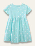 Cartoon Ice Cream Appliqué Dot Dress - Mini Taylor