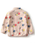 Cartoon Print Polar Fleece Jacket - Mini Taylor