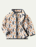Cartoon Print Polar Fleece Jacket - Mini Taylor