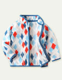 Cartoon Print Polar Fleece Jacket - Mini Taylor