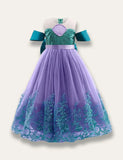 Mermaid Lace Princess Party Dress - Mini Taylor