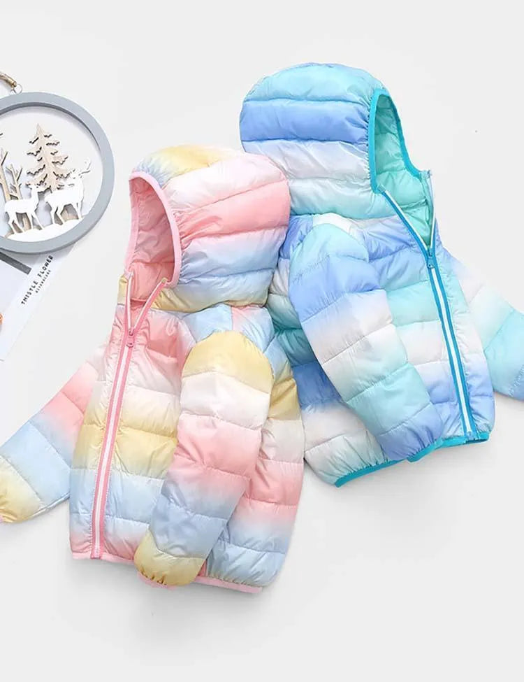 Rainbow Color Warm down Jacket - Mini Taylor