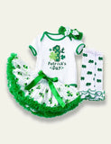 St. Patrick's Day Short Sleeve Romper - Mini Taylor