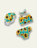 Sunflower Printed Swim Suit - Mini Taylor
