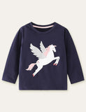 Unicorn Printed Long Sleeve T-shirt